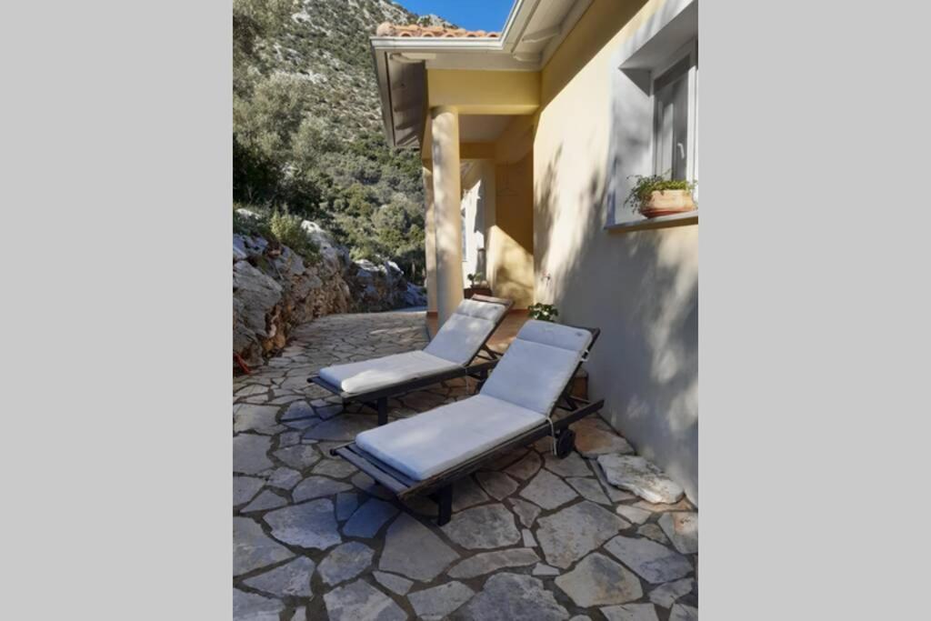 Villa Sunrise With Stunning Views And Private Pool Katokhórion Exterior foto